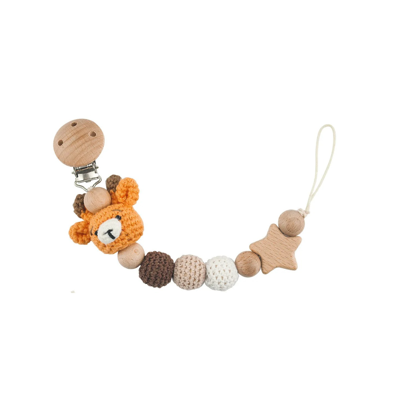 Chupetero Crochet Animales