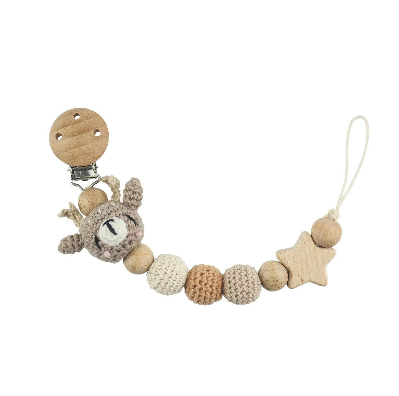 Chupetero Crochet Animales