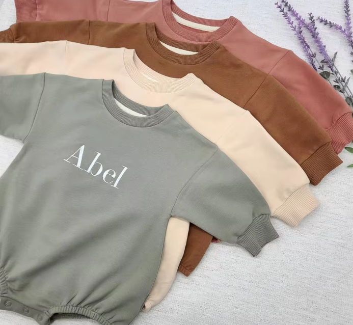 Mameluco Burbuja Bordado Personalizado