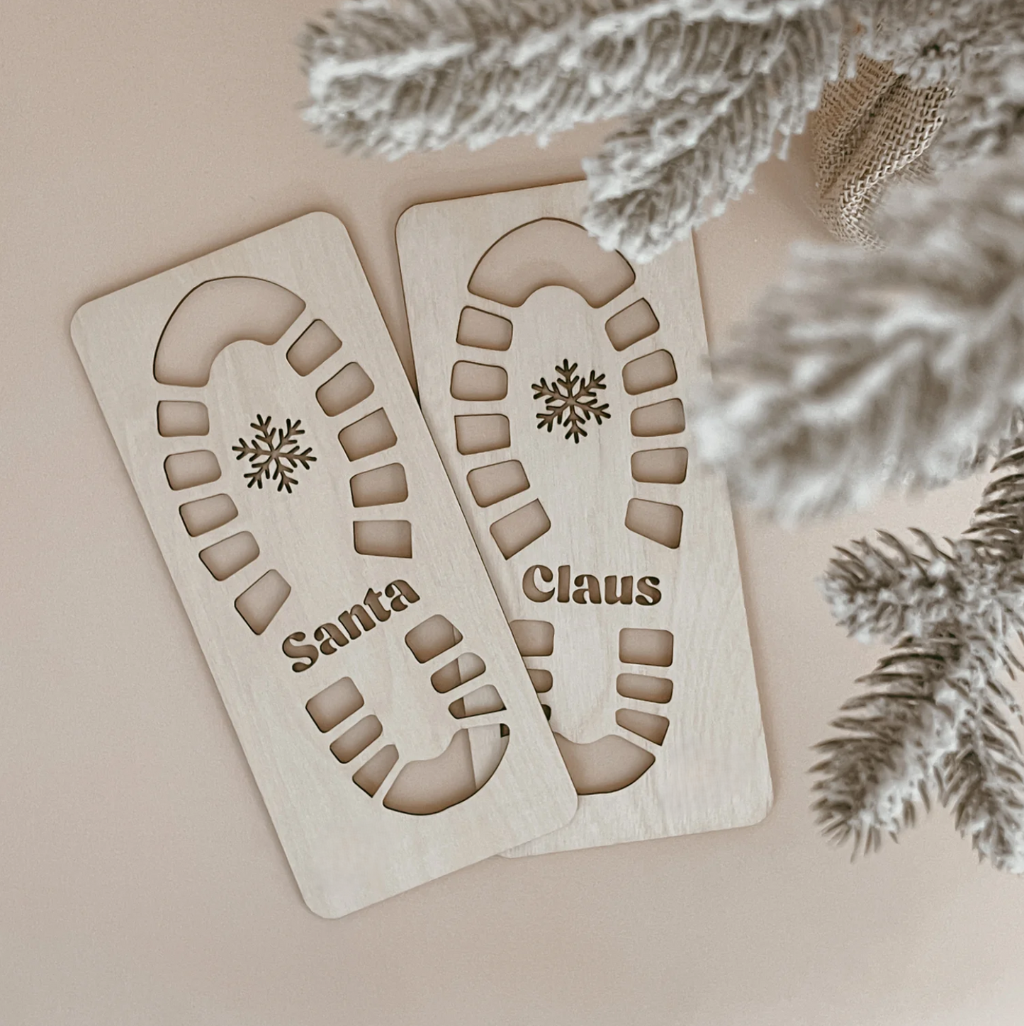 Plantilla de bota de Papá Noel