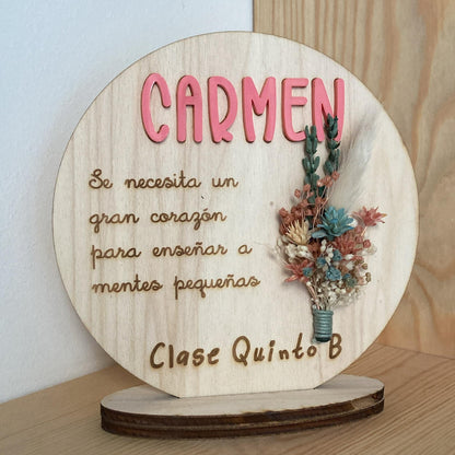 Placa decorativa