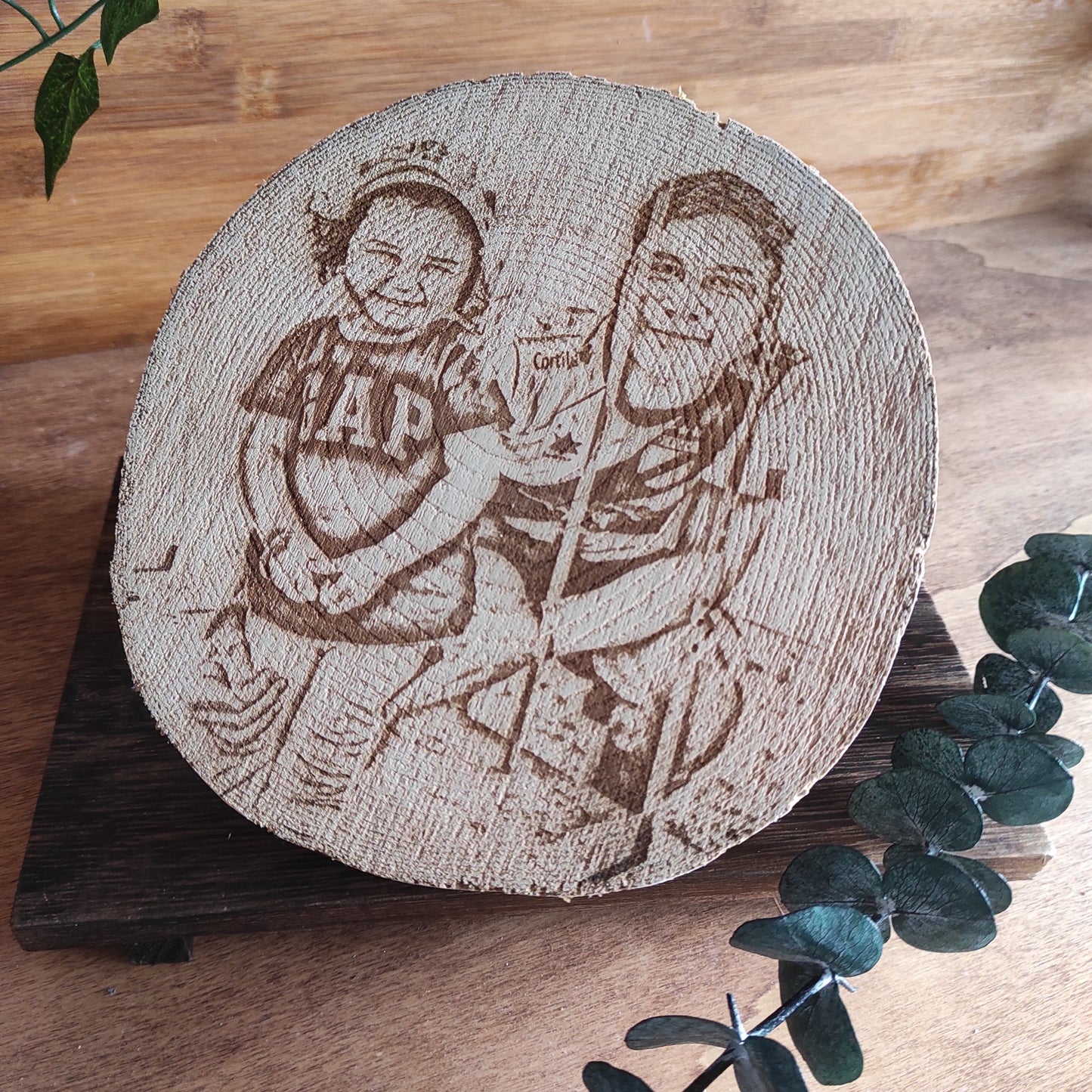 Rodaja de Madera Personalizada