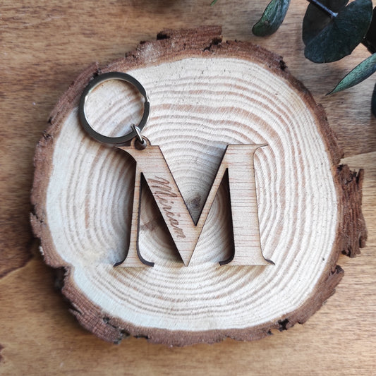 Llaveros de madera personalizados Llavero con inicial Regalos personalizados Accesorios en madera Llaveros artesanales Llaveros ecológicos Llaveros con letras Llaveros grabados a mano Regalos ecológicos Accesorios de moda sostenible Llaveros chic Llaveros de diseño único Regalos para conductores Detalles personalizados para regalo