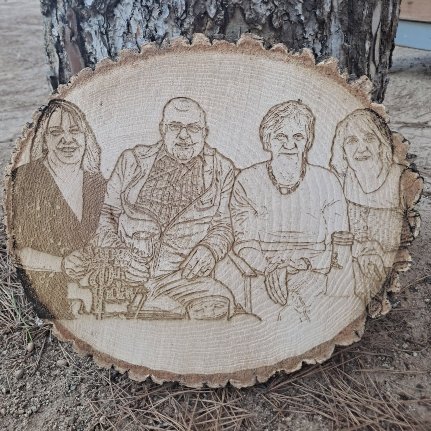 Rodaja de Madera Personalizada