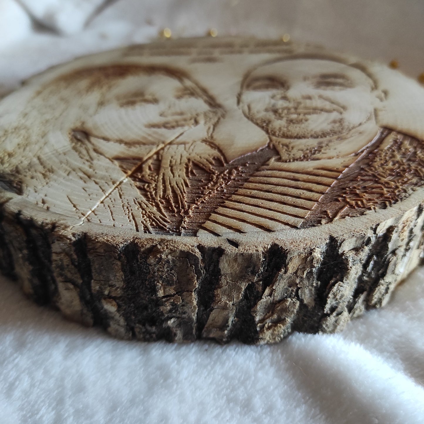 🌟 Immortalized Memories: Personalized Wooden Slice with Engraved Photo to Keep Your Special Moments 📷