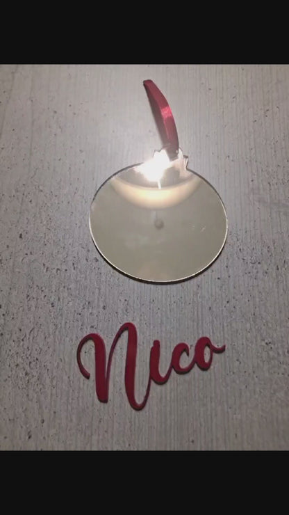 Mirror Christmas Ornament